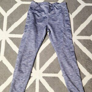 Mondetta performance+luxury gray legging size medium pockets polyester